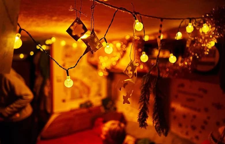 How to use solar fairy lights